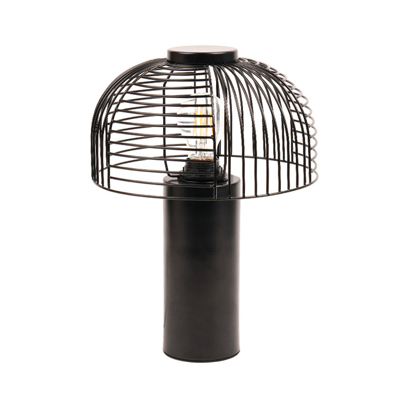 Cage Éan Dubh Lampa Tábla Iarainn Iarainn
