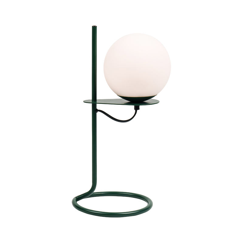 Lampa boird liathróid ghloine shimplí