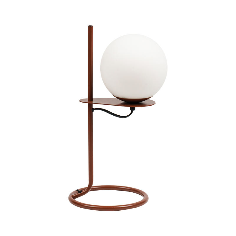 Lampa boird liathróid ghloine shimplí