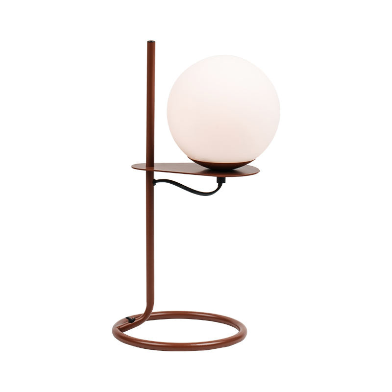 Lampa boird liathróid ghloine shimplí