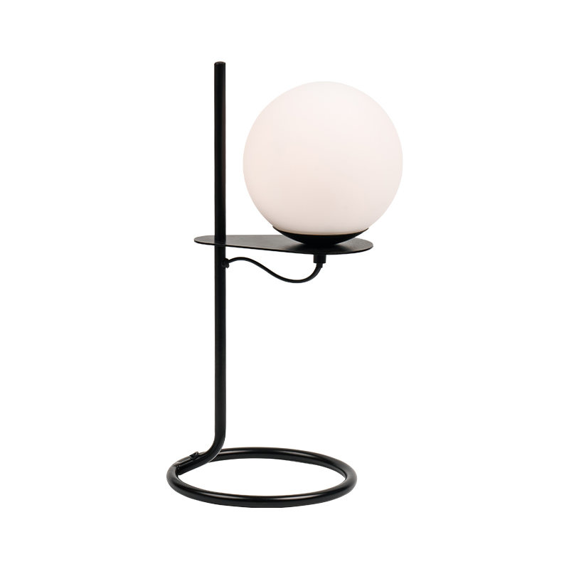 Lampa boird liathróid ghloine shimplí