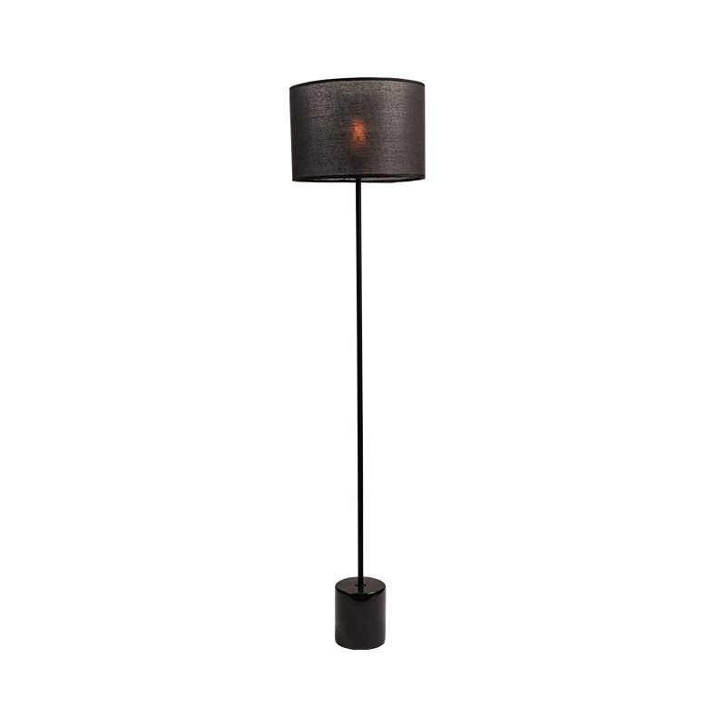 Staidéar ar thaobh na leapa seomra leapa lampa urláir ingearach