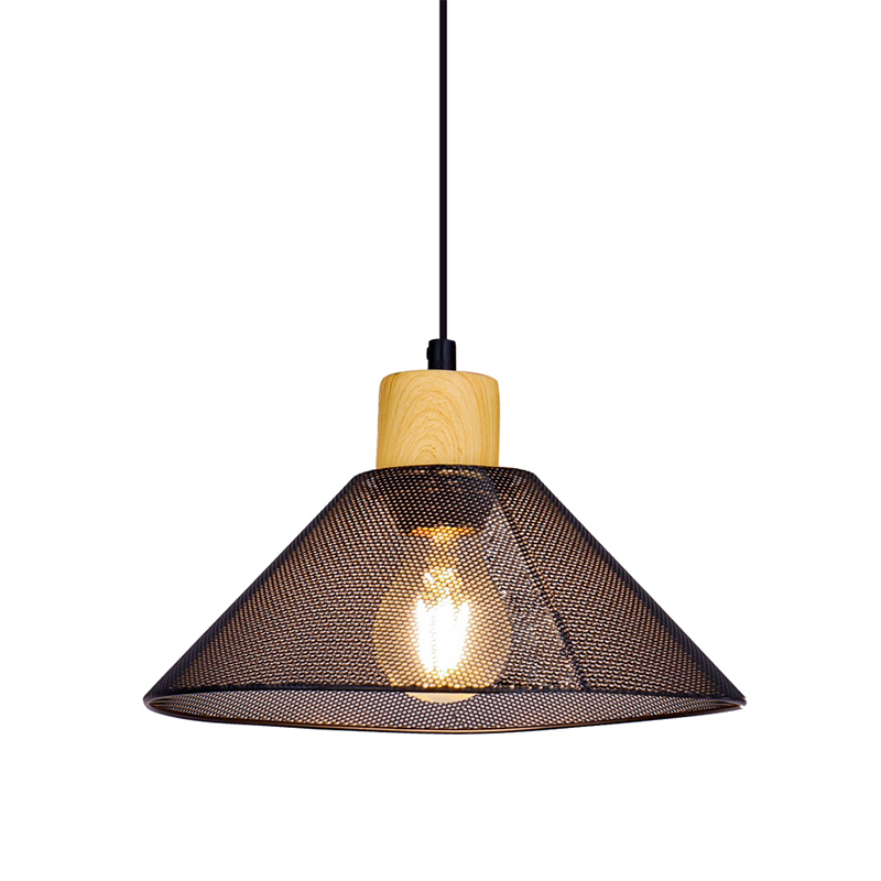 Chandelier Lampshade Black Hollow