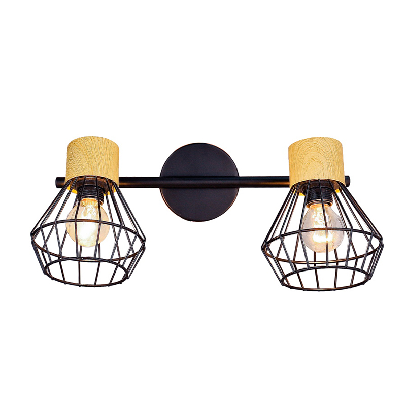 Lampa balla simplí ceann dúbailte