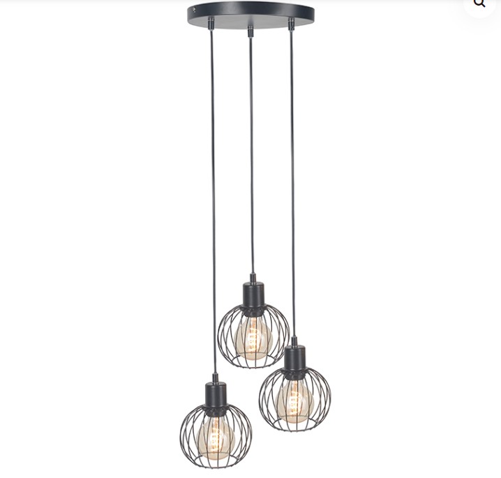 Cén éifeacht is féidir leis an chandelier iarainn laindéir trí cheann a thabhairt go dtí an spás baile?